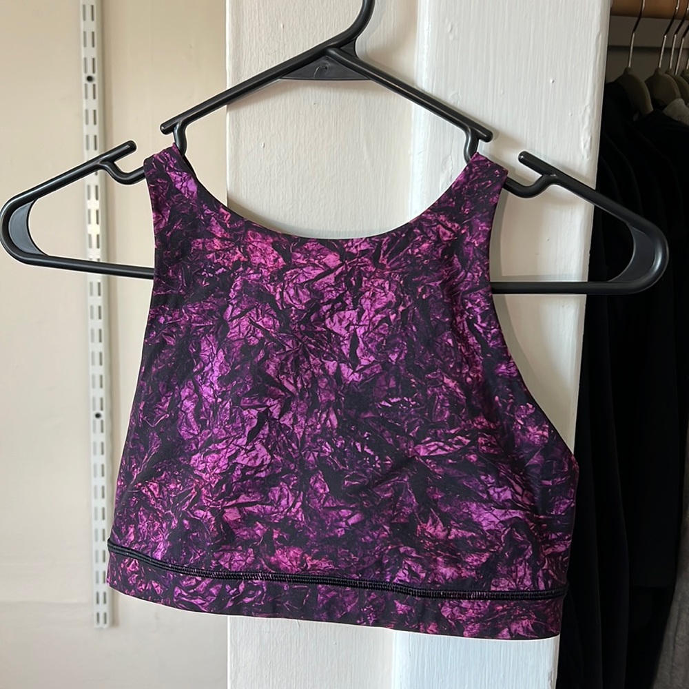 Lululemon High Neck Energy Bra Size 8